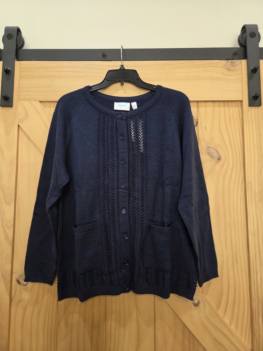 NWT | National Brand Navy Blue Knit Cardigan | Petite XL